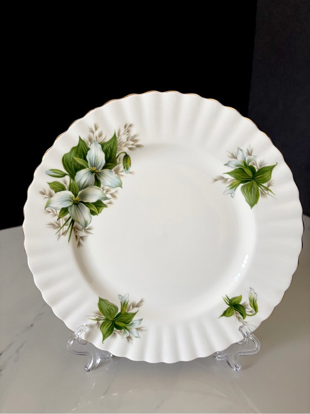 Trillium Salad Plate by Royal Albert